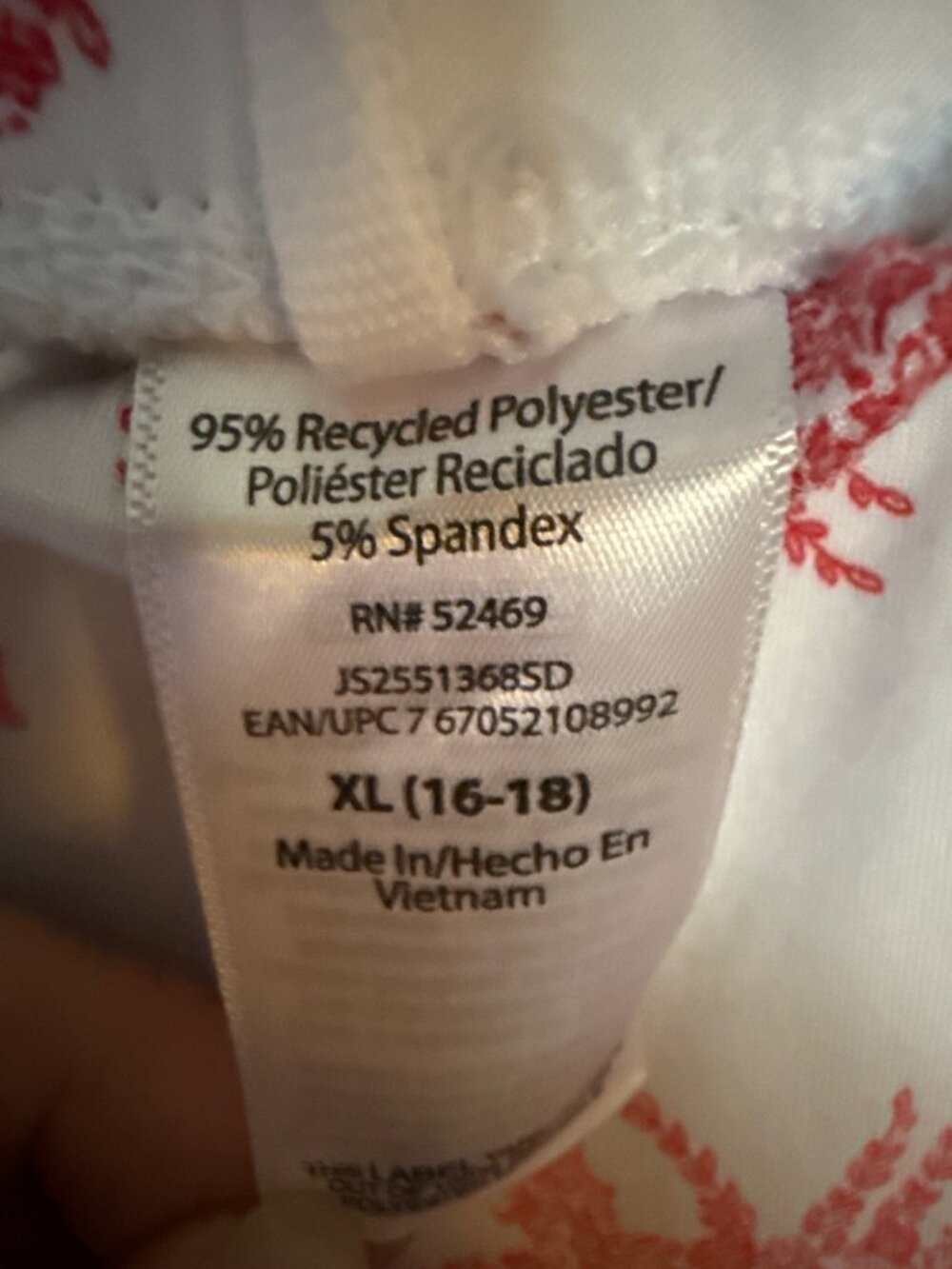 Lobster Print Women’s Pajama Pants Elastic Waist White & Red XL (16-18) By Joysp - Picture 3 of 5
